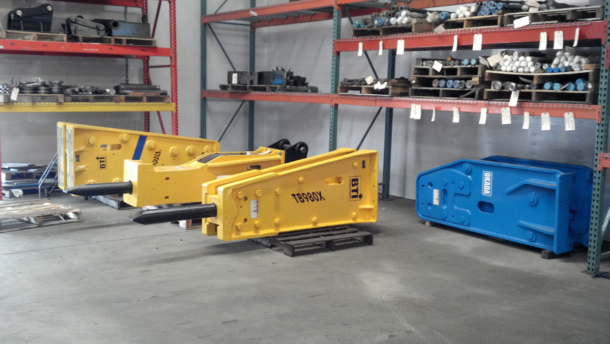 Attachment Service Centers: Hydraulic Breakers, Compactors Parts, Sales and Service - facility