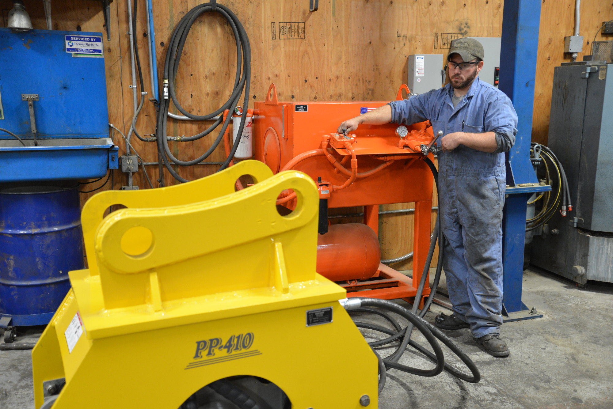 PP410 on test Table at Attachment Service Centers