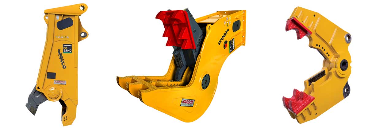 Indeco pulverizer shears crushers and combos