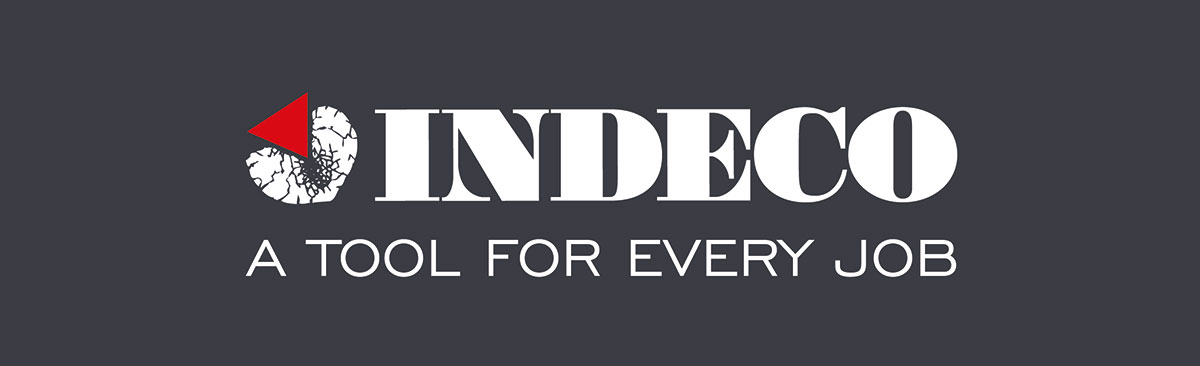 Indeco demolition equipment dark logo