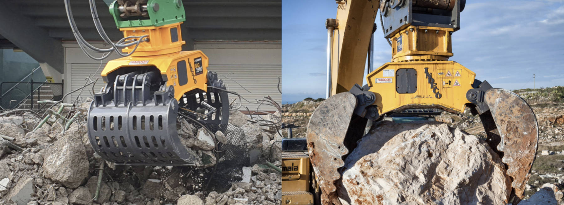 Demolition equipment available at ASC