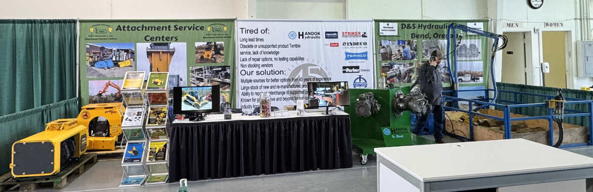DS Hydraulics and ASC exhibit at the Oregon Logging Conference 2026